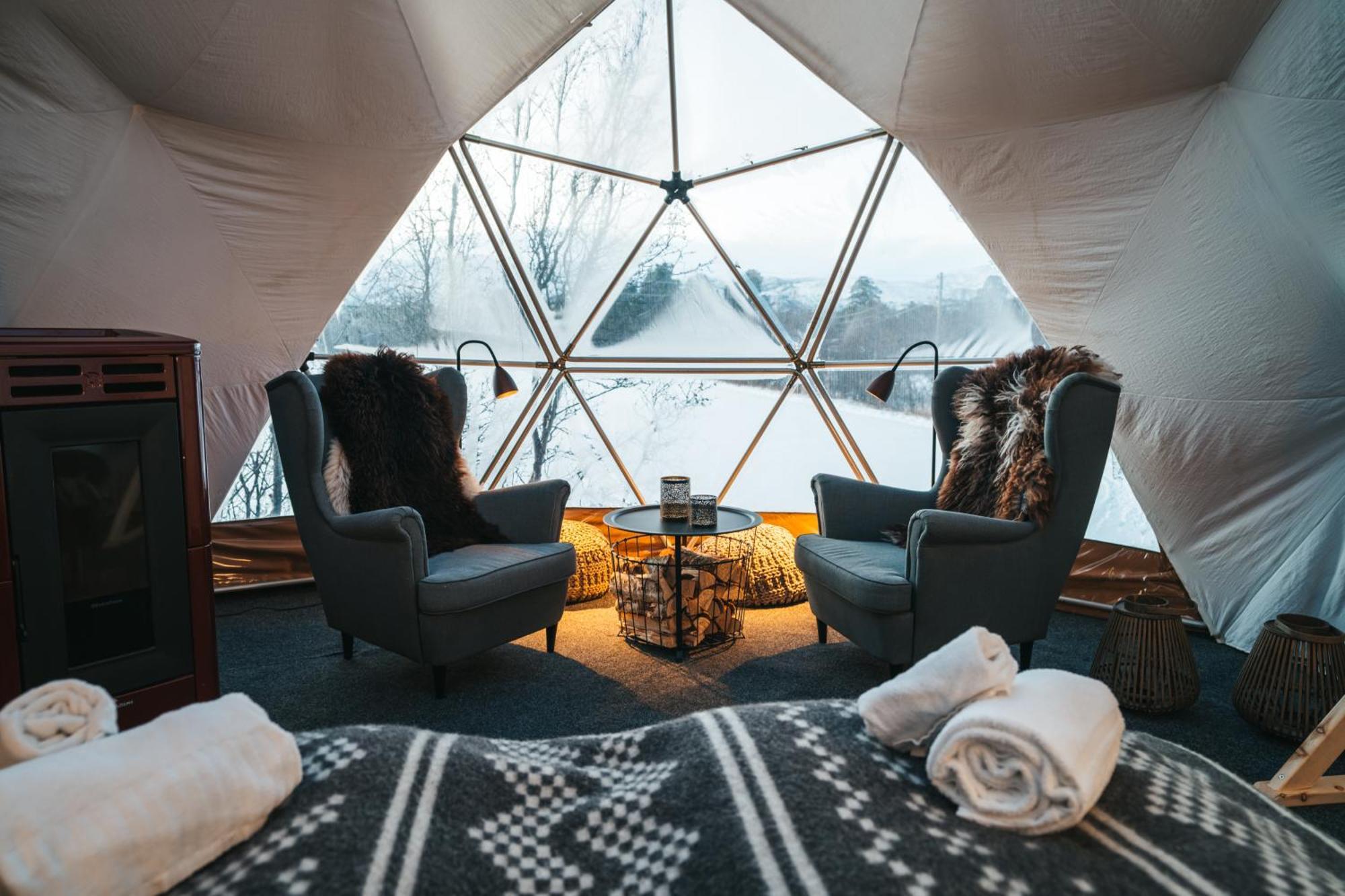 Aera - Glass Cabins 特罗姆瑟 外观 照片